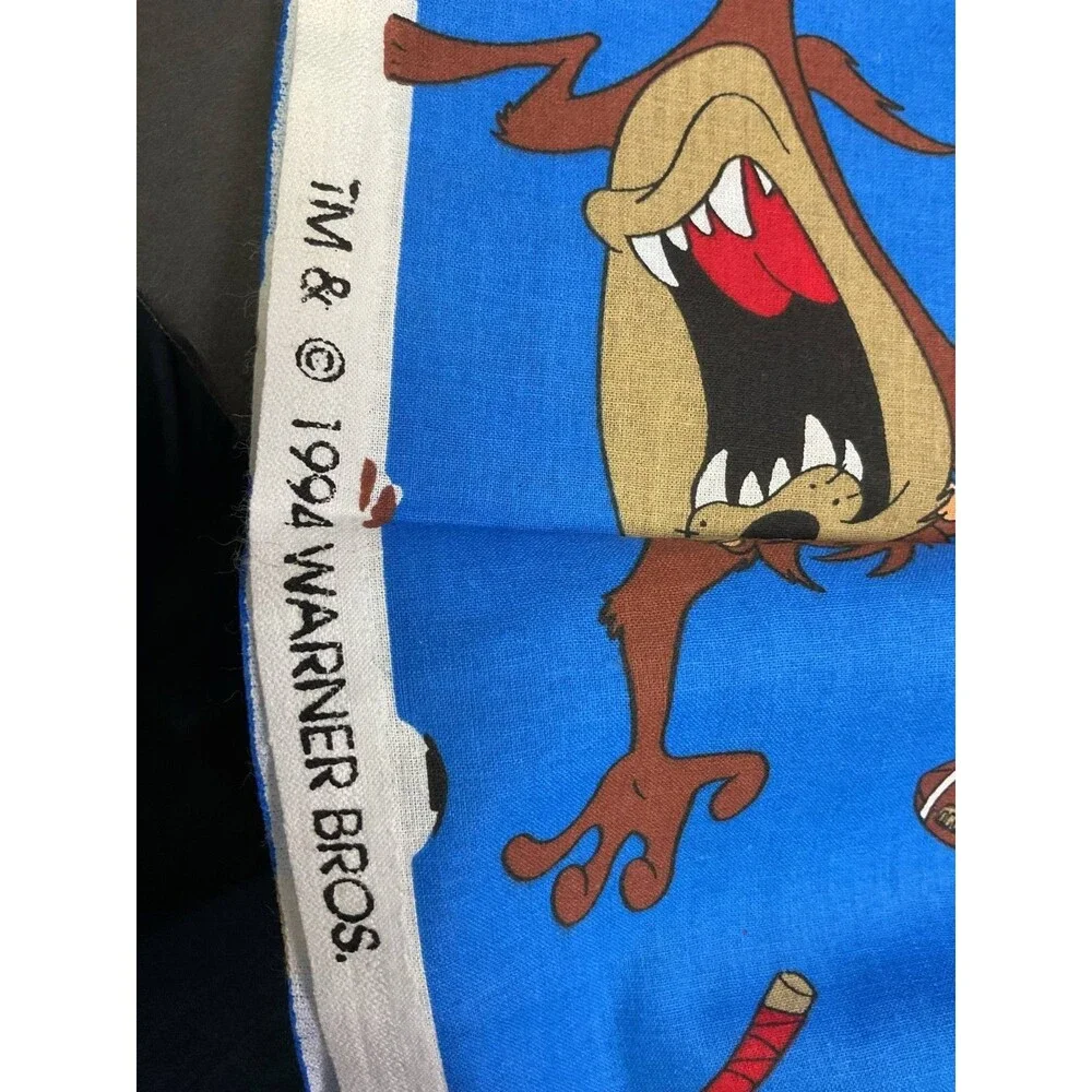 Vintage 1994 Warner Brothers Taz Fabric